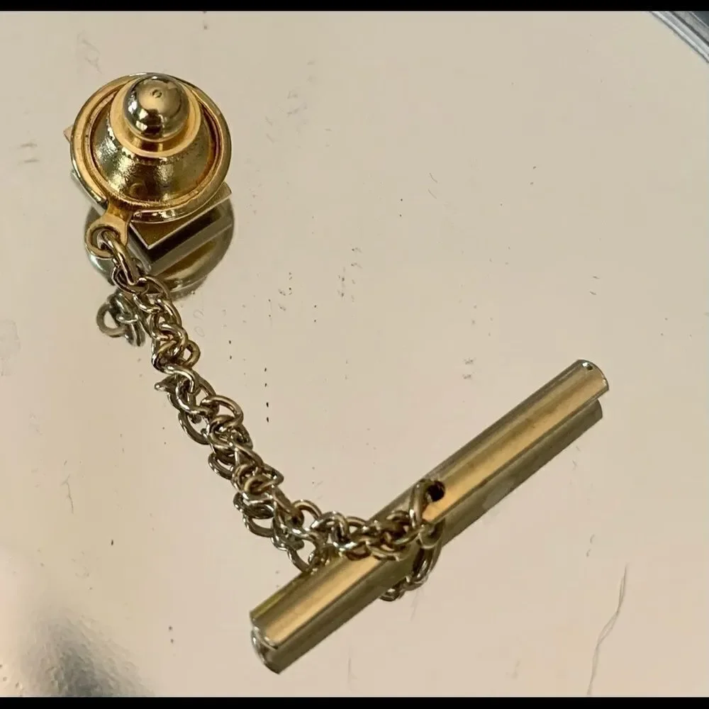 Vintage Swank‎ gold tie tack or tie pin